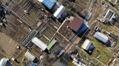 Havadan bakıldığında, bahçıvanlık, bahçecilik, oliculture, özel seralar..