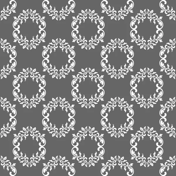 Patrón sin costuras de elegancia vectorial con tracería de decoración. Fondo de pantalla vintage . — Vector de stock