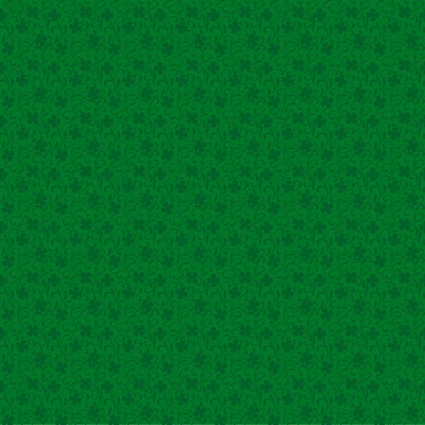 Modèle Sans Couture Vectoriel Pour Saint Patrick Jour Les Feuilles — Image vectorielle