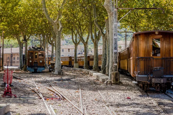 Beautiful Trip Tren Soller Palma Mallorca Spania Royalty Free Stock Images