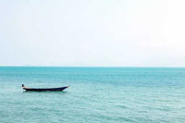 Boat in the sea without people