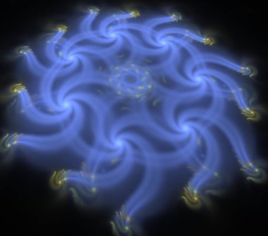 Çizimler psikedelik fraktal fraktal geometrik renkli süs