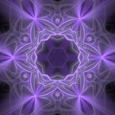 Kaleydoskop soyut güzel fantezi fraktal çizim 