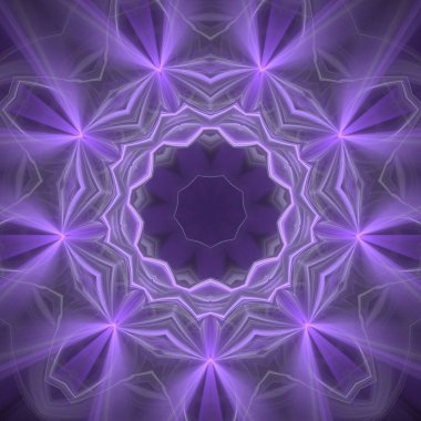 Kaleydoskop soyut güzel fantezi fraktal çizim 