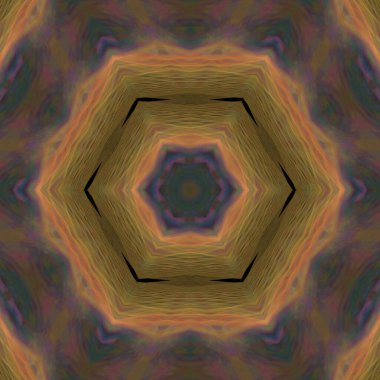 Kaleydoskop soyut güzel fantezi fraktal çizim 