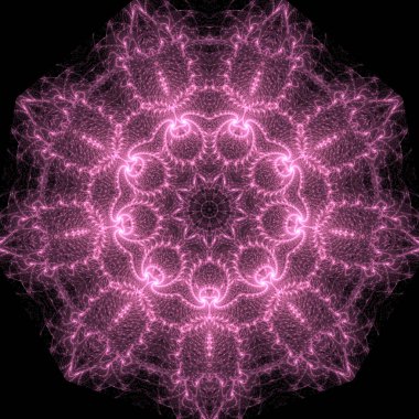 Kaleydoskop soyut güzel fantezi fraktal çizim 