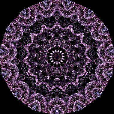 Kaleydoskop soyut güzel fantezi fraktal çizim 