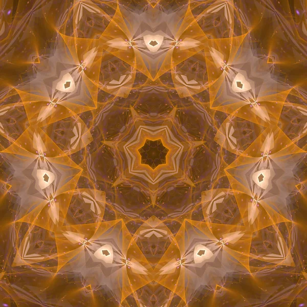 Kaleidoscope Abstractart Όμορφη Φαντασία Φράκταλ Γραφική Απεικόνιση — Φωτογραφία Αρχείου