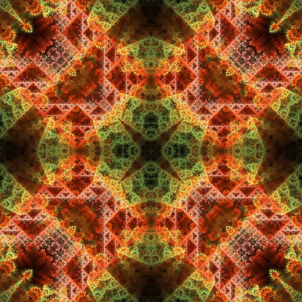 Kaleidoscope Abstractart Bela Fantasia Fractal Ilustração Gráfica — Fotografia de Stock