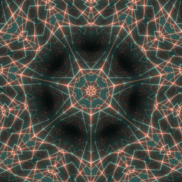 Kaleidoscope Abstractart Bela Fantasia Fractal Ilustração Gráfica — Fotografia de Stock