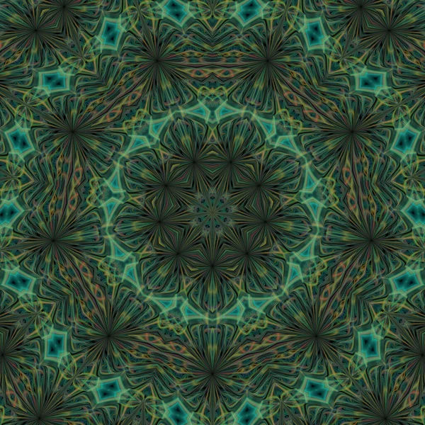 Kaleidoscoop Abstractart Mooie Fantasie Fractal Grafische Illustratie — Stockfoto