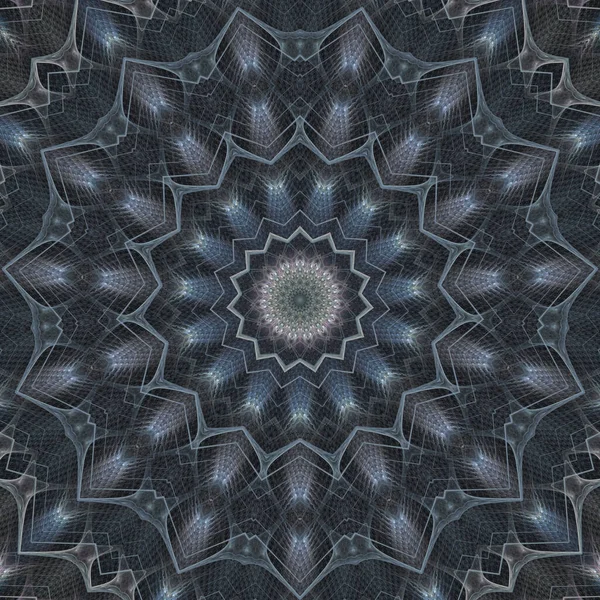 Kaleidoscope Abstractart Bela Fantasia Fractal Ilustração Gráfica — Fotografia de Stock