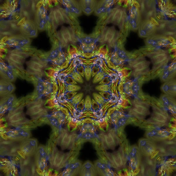 Kaleidoscope Abstractart Bela Fantasia Fractal Ilustração Gráfica — Fotografia de Stock