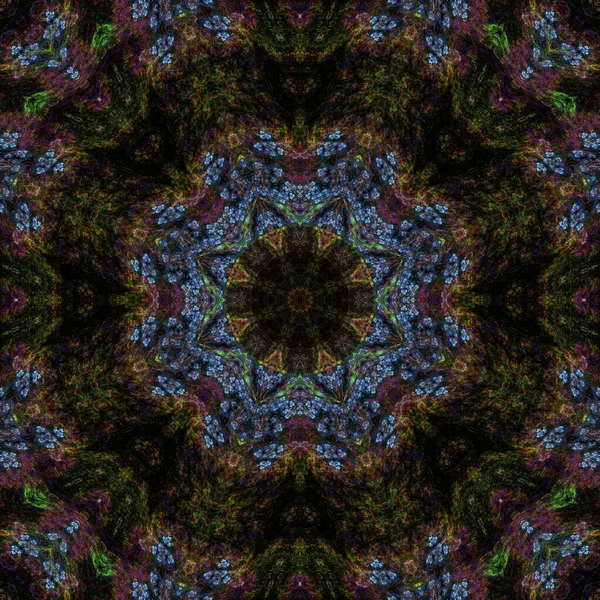 Kaleidoscoop Abstractart Mooie Fantasie Fractal Grafische Illustratie — Stockfoto