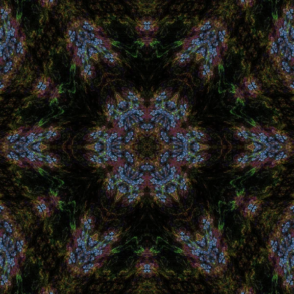 Kaleidoscoop Abstractart Mooie Fantasie Fractal Grafische Illustratie — Stockfoto