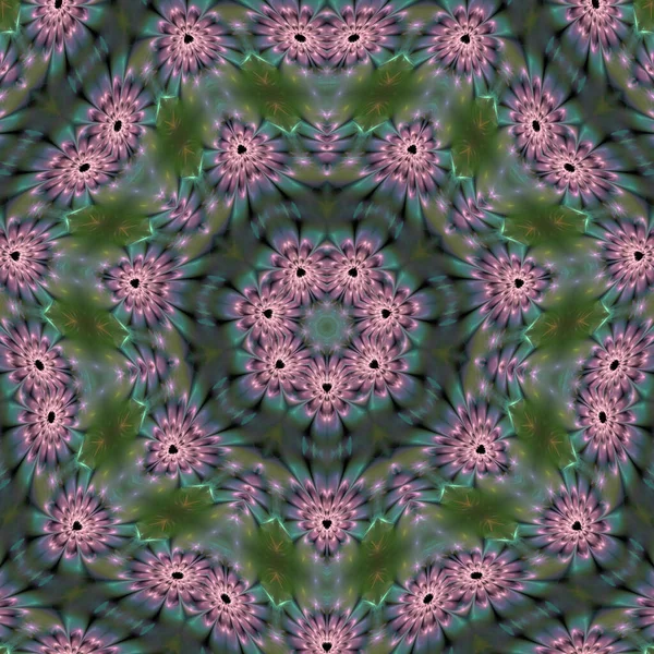 Kaleidoscope Abstractart Όμορφη Φαντασία Φράκταλ Γραφική Απεικόνιση — Φωτογραφία Αρχείου