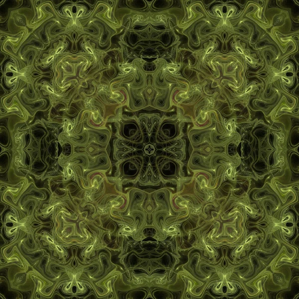 Kaleidoscoop Abstractart Mooie Fantasie Fractal Grafische Illustratie — Stockfoto