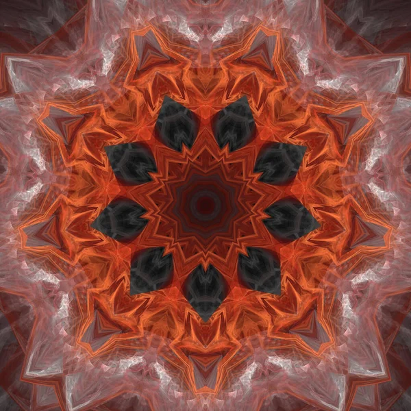 Kaleidoscope Abstractart Bela Fantasia Fractal Ilustração Gráfica — Fotografia de Stock