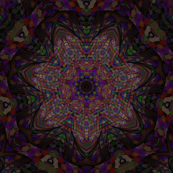 Kaleidoscope Abstractart Bela Fantasia Fractal Ilustração Gráfica — Fotografia de Stock