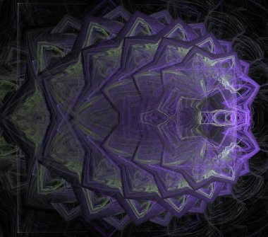 Çizimler psikedelik fraktal fraktal geometrik renkli süs