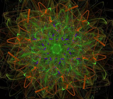 Çizimler psikedelik fraktal fraktal geometrik renkli süs