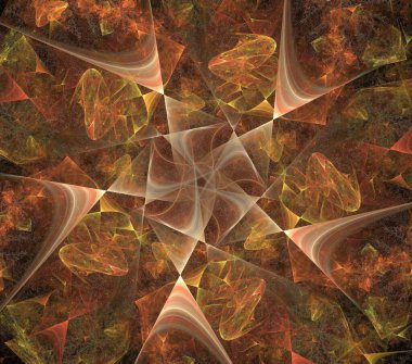 Çizimler psikedelik fraktal fraktal geometrik renkli süs