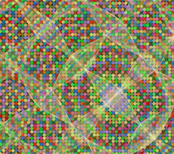 Illusztrációk Pszichedelikus Fraktál Futurisztikus Geometriai Színes Dísz — Stock Fotó