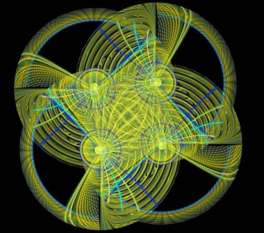 Çizimler psikedelik fraktal fraktal geometrik renkli süs