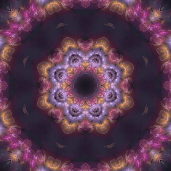 Kaleidoszkóp Elvont Művészet Gyönyörű Fantasy Fraktál Grafika Illusztráció — Stock Fotó