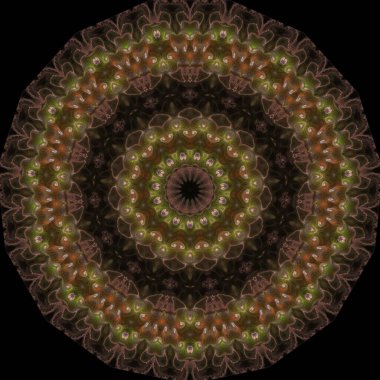 Kaleydoskop soyut sanat Güzel fantezi fraktal çizim 