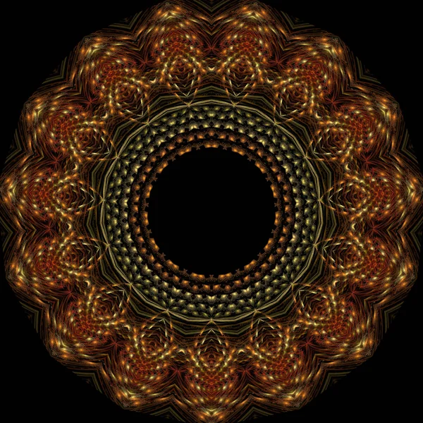 Kaleidoscope Arte Abstrata Bela Fantasia Fractal Ilustração Gráfica — Fotografia de Stock