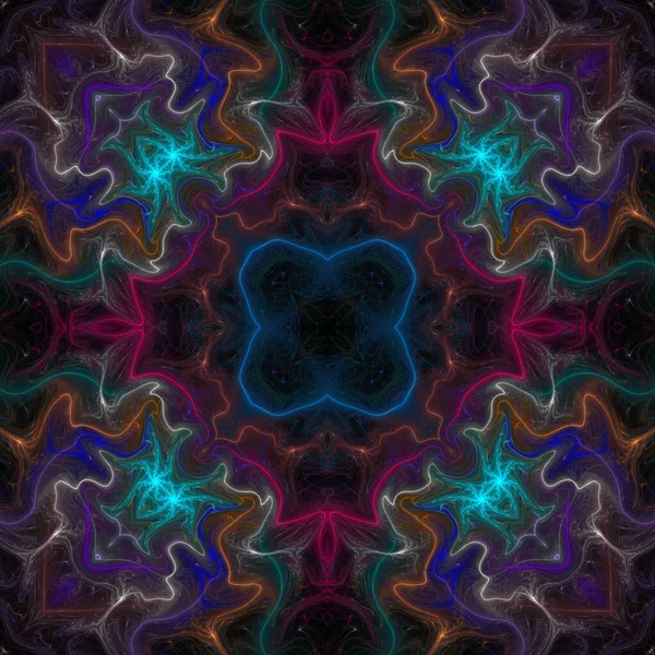 Kaleidoscope abstract art beautiful fantasy fractal graphic illustration