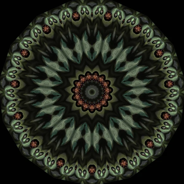 Kaleidoscope Arte Abstrata Bela Fantasia Fractal Ilustração Gráfica — Fotografia de Stock