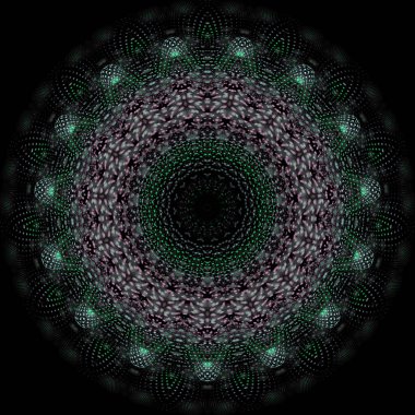 Kaleydoskop soyut güzel fantezi fraktal çizim 