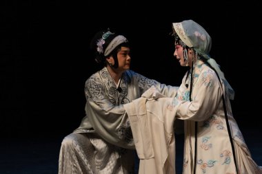 Çin Opera Performansı Peony Pavilon Eylül 2019 Zuiderstrand Tiyatrosu Scheveningen, Lahey, Hollanda