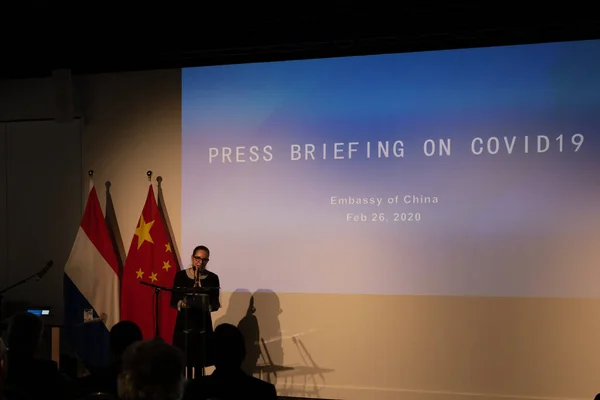 Çin 'in Hollanda Büyükelçisi tarafından 26 Şubat 2020' de Lahey 'de paylaşılan bilgiler