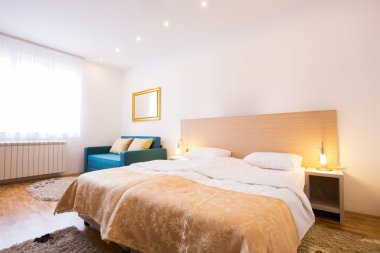 Modern Daire yatak odası iç