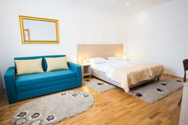Modern Daire yatak odası iç