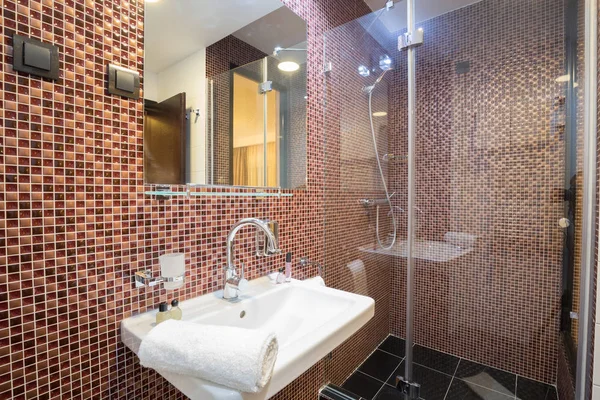 호텔의 인테리어 욕실 — 스톡 사진