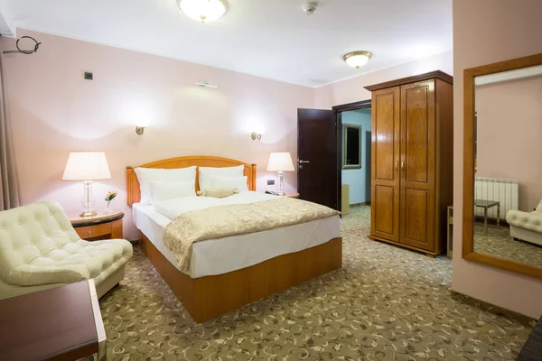 Otelin iç yatak odası — Stok fotoğraf