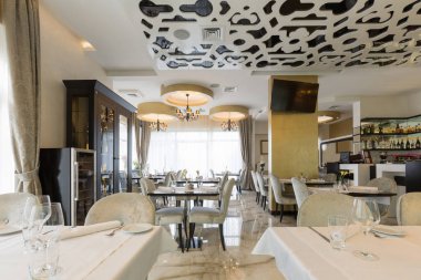 Modern lüks otel restoranı iç