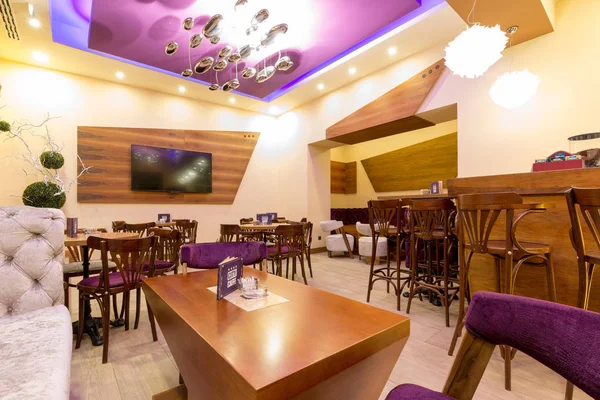 Zarif hotel café iç — Stok fotoğraf