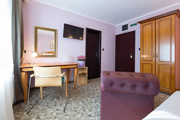 Interieur van een hotelkamer — Stockfoto