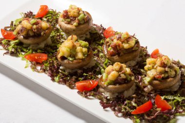 Mantar dolması bölümünü