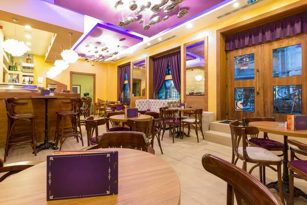 Elegan hotel cafe interior — Stok Foto