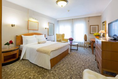 Hotel iç, Çift Kişilik Yatak yatak odası