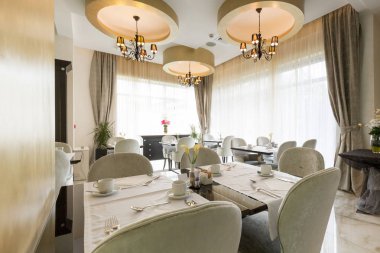 Modern lüks otel restoranı iç