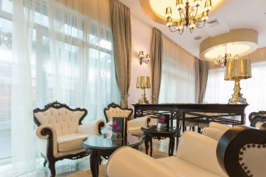 Yeni ve modern bir otel Restoran iç