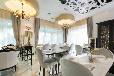 Modern lüks otel restoranı iç