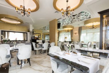 Modern lüks otel restoranı iç